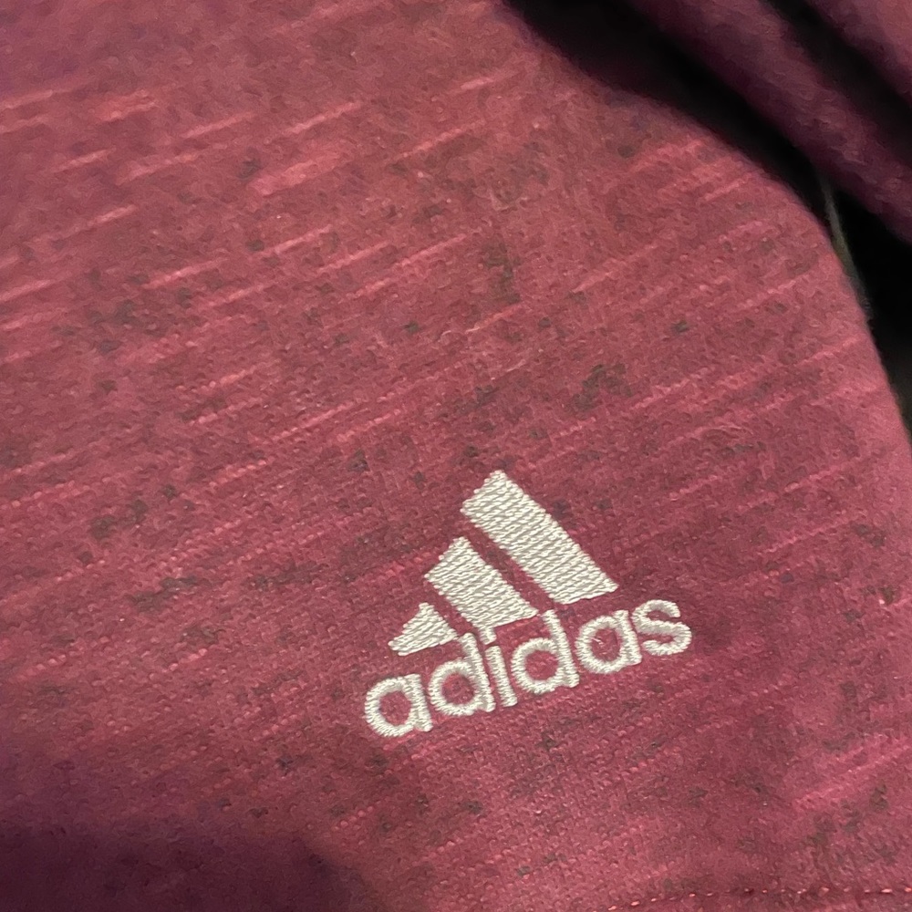 Women’s Adidas Long Sleeve Sweatshirt Burgandy L